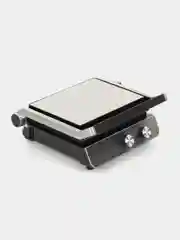 Электрогриль DOMFY Metal DSM-EG502, черный и серебристый