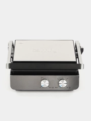 Электрогриль DOMFY Metal DSM-EG502, черный и серебристый