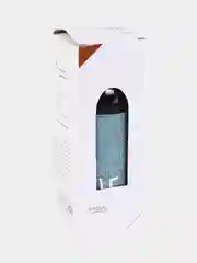 Бирюзовый бутылка для воды стеклянная, в чехле My bottle, 300 мл