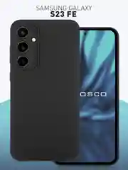 Чехол для Samsung Galaxy S23 FE силиконовый ROSCO матовый / прозрачный с защитой камер