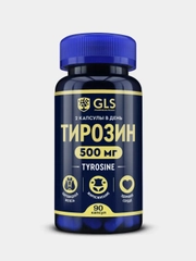 БАД к пище GLS Pharmaceuticals "Тирозин", 90 капсулы