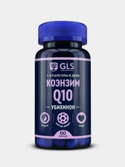 БАД к пище GLS Pharmaceuticals "Коэнзим Q10", 60 капсул