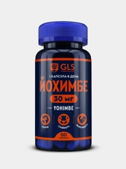 БАД к пище GLS Pharmaceuticals "Йохимбе", 60 капсул