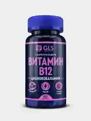 БАД к пище GLS Pharmaceuticals "Витамин B12", 60 капсул