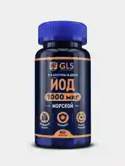 БАД к пище GLS Pharmaceuticals "Йод", 60 капсул