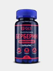 БАД к пище GLS Pharmaceuticals "Барбарис комплекс", 60 капсул