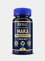 БАД к пище GLS Pharmaceuticals "Мака перуанская", 60 капсул