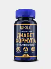 БАД к пище GLS Pharmaceuticals "Диабет Формула", 60 капсул