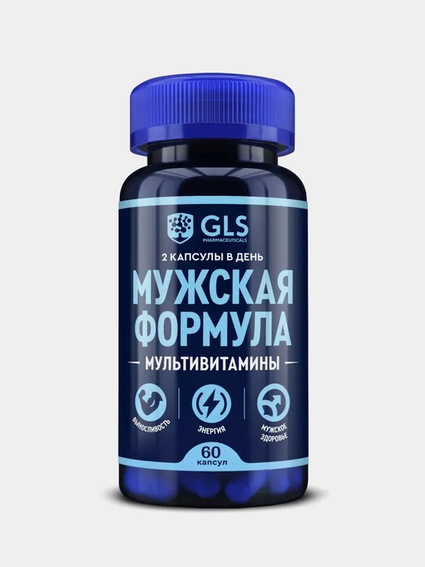 БАД к пище GLS Pharmaceuticals "Мужская формула", 60 капсул