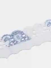 Голубой кружево, шитье, ширина 25 мм, длина 2 метра