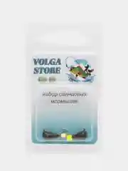 Мормышка свинцовая 2 шт. "Муравей с ушком", вес 1.00 грамм, шарик "Кубик"