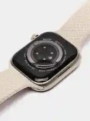 Серебряный смарт-часы HK 9 Pro Plus, Amoled экран, с поддержкой звонков и смс, 45 мм