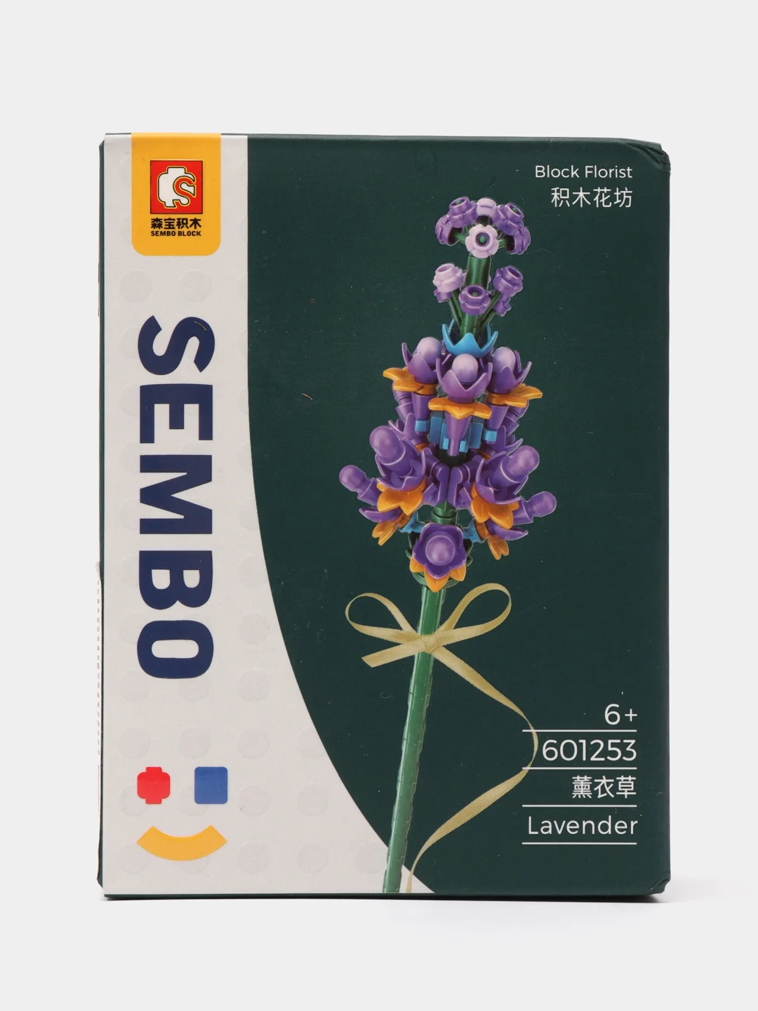 Слоновая кость конструктор блочный, серия цветы SEMBO, детали совместимы с лего мировых брендов
