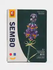 Слоновая кость конструктор блочный, серия цветы SEMBO, детали совместимы с лего мировых брендов