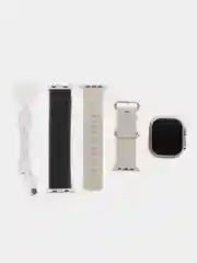 Серебряный умные смарт-часы HK 9 Ultra 2, AMOLED дисплей, с поддержкой звонков и смс, 49 мм