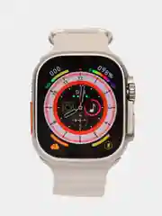 Серебряный умные смарт-часы HK 9 Ultra 2, AMOLED дисплей, с поддержкой звонков и смс, 49 мм