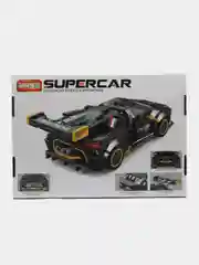 Черный конструктор машина Спорт кар, танк, корабль,вертолет с фигуркой 350-435 деталей