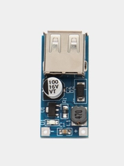 Повышающий DC-DC модуль (вход 0.9-5V выход 5V, USB разъём до 0.6А) (EM-834)
