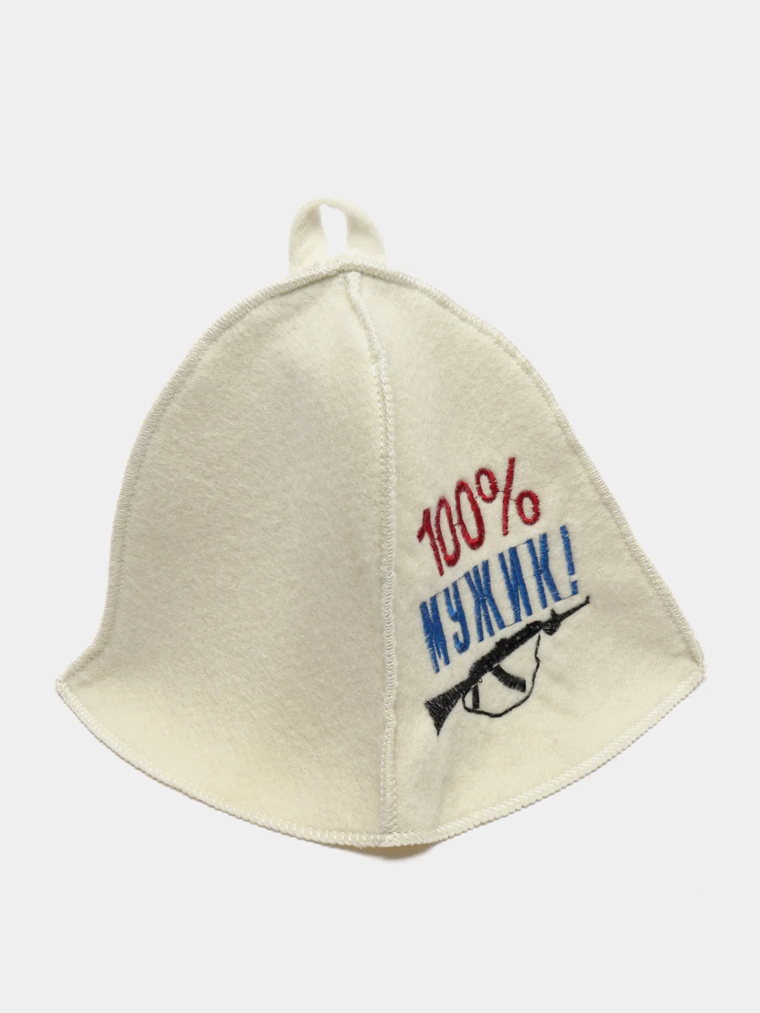 Шапка банная "100% МУЖИК"