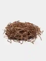 Белый бумажный наполнитель с открыткой / крафт белый гофрированный для подарков и коробок