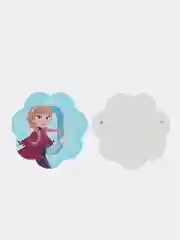 Небесно-голубой гирлянда на ленте и люверсах "С Днем Рождения!" Холодное сердце