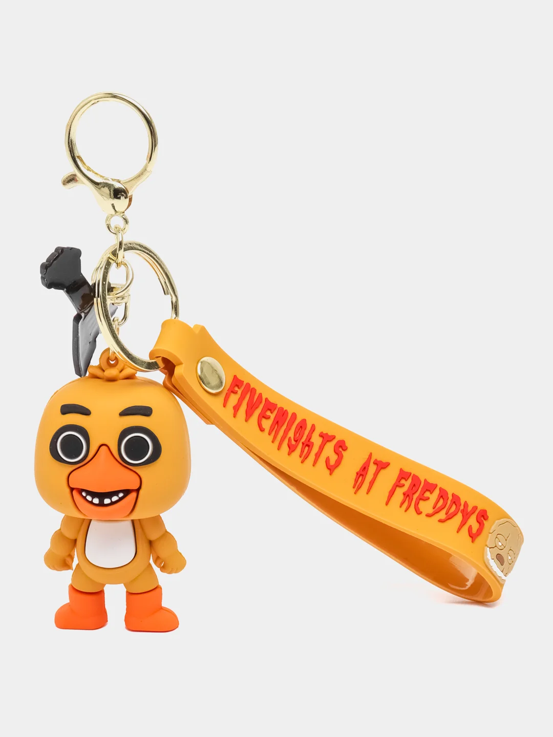 Оранжевый брелок на ключи, рюкзак, сумку Freddy nights at Freddys, Майнкрафт, Человек Паук, Тор, Мотоцикл