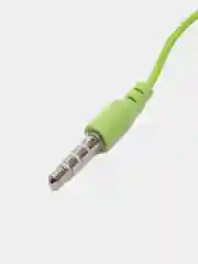 Зеленый наушники с микрофоном, с разъёмом Jack 3.5 mm, Avimax