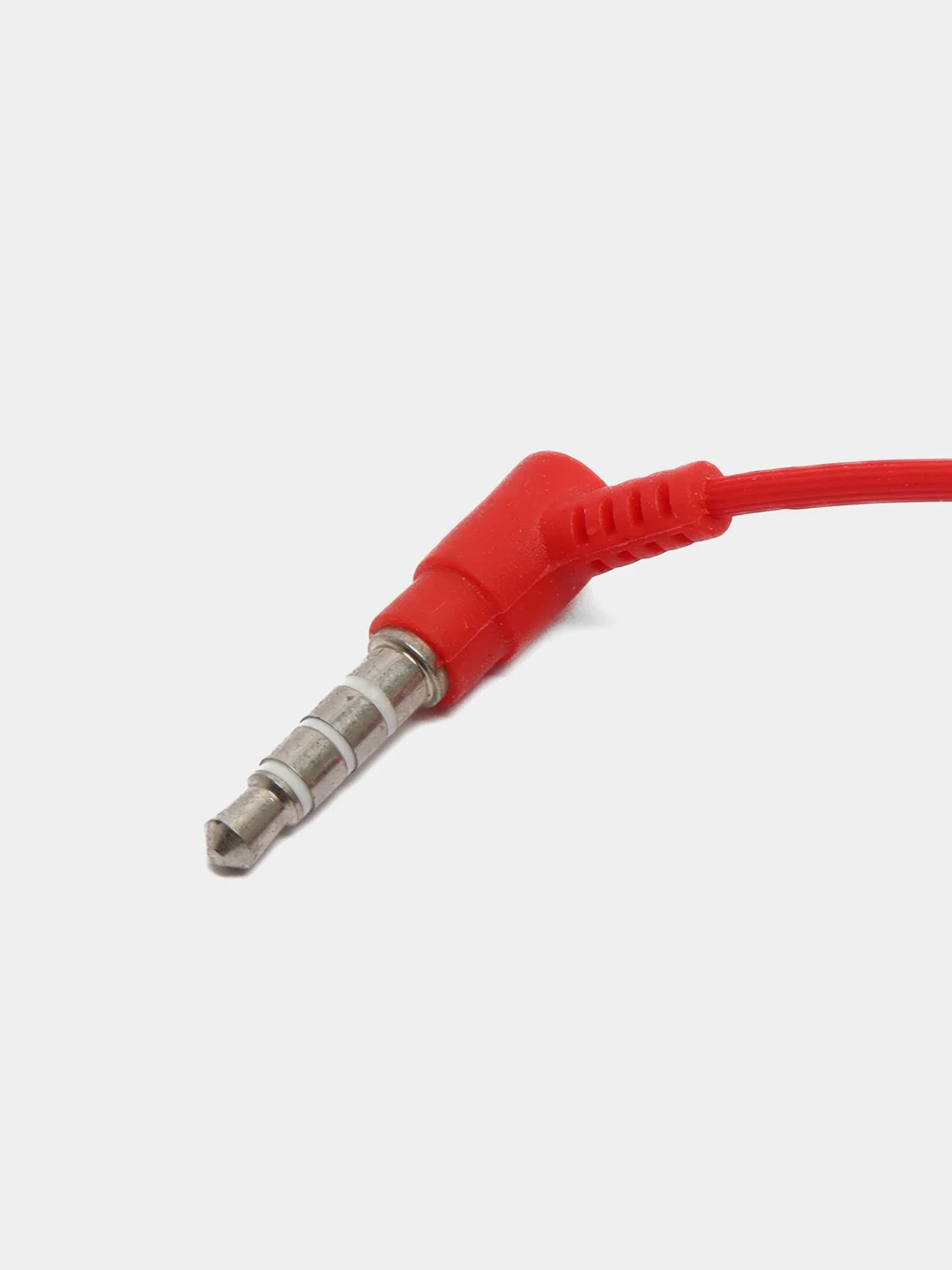 Красный наушники с микрофоном, с разъёмом Jack 3.5 mm, Avimax