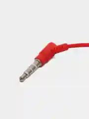 Красный наушники с микрофоном, с разъёмом Jack 3.5 mm, Avimax