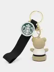 Светло-коричневый брелок на ключи,рюкзак,сумку Мишка Starbucks,Медвежонок,Wednesday,Гарри Потер,death note