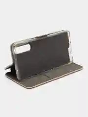 Золотой чехол книжка с карточкой для Huawei P30