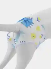 Синий трусы гигиенические для собак многоразовые