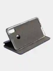 Синий чехол книжка с карточкой для Huawei Y9 2019
