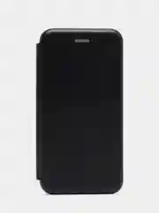 Черный чехол книжка с карточкой для Huawei P20 Lite / 2019