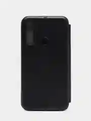 Синий чехол книжка с карточкой для Huawei P20 Lite / 2019