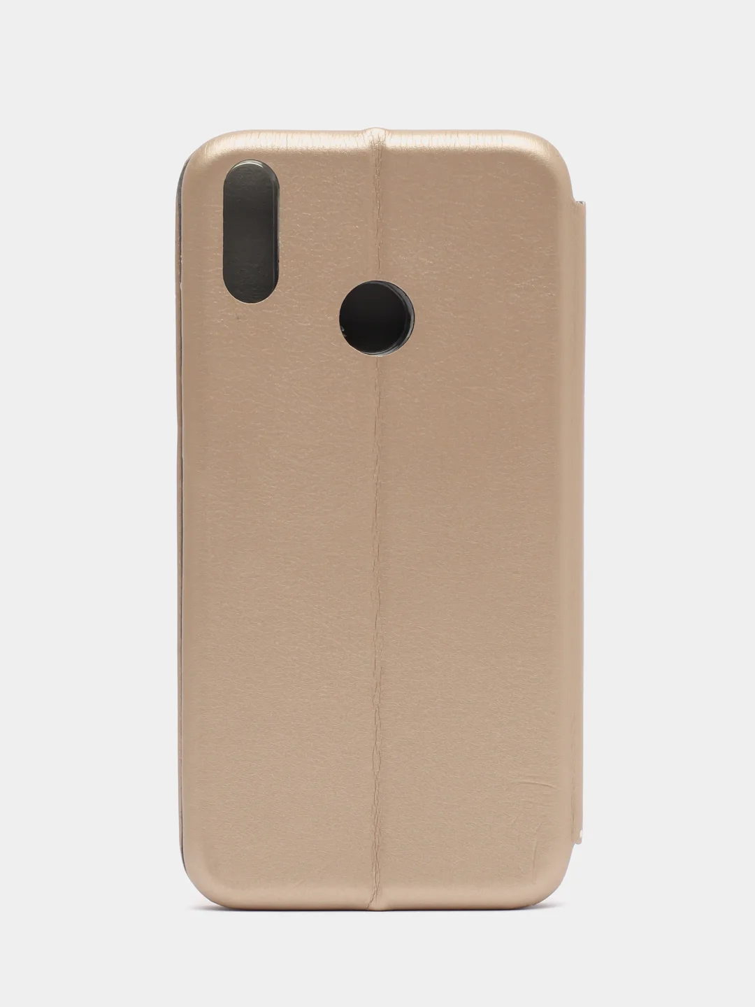 Золотой чехол книжка с карточкой для Honor 8C