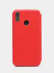 Красный чехол книжка с карточкой для Honor 8C