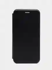Черный чехол книжка с карточкой для Honor 8C