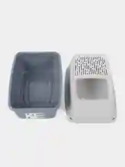 Бежевый меланж туалет для кошек закрытый GEORPLAST SALTO