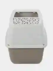 Бежевый меланж туалет для кошек закрытый GEORPLAST SALTO