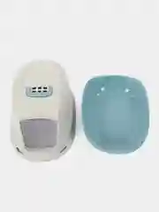 Светло-синий туалет для кошек закрытый  GEORPLAST GALAXY JAMBO