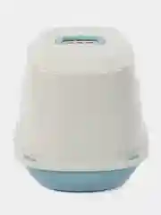 Светло-синий туалет для кошек закрытый  GEORPLAST GALAXY JAMBO