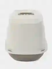 Бежевый меланж туалет для кошек закрытый  GEORPLAST GALAXY JAMBO