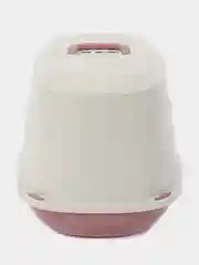 Розовый туалет для кошек закрытый  GEORPLAST GALAXY JAMBO
