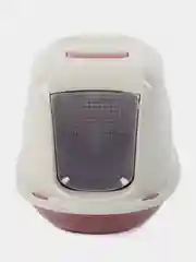 Розовый туалет для кошек закрытый  GEORPLAST GALAXY JAMBO