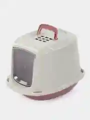 Туалет для кошек закрытый GEORPLAST GALAXY DELUXE, розовый