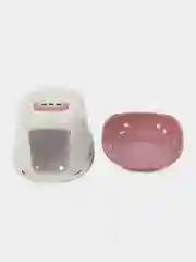 Туалет для кошек закрытый GEORPLAST GALAXY DELUXE, розовый