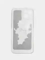 Кремовый чехол для iPhone 11, 12, 13, 14, 15 Pro, 12 / 13 / 14 /15 Pro  Max, XR, X/XS  с принтом