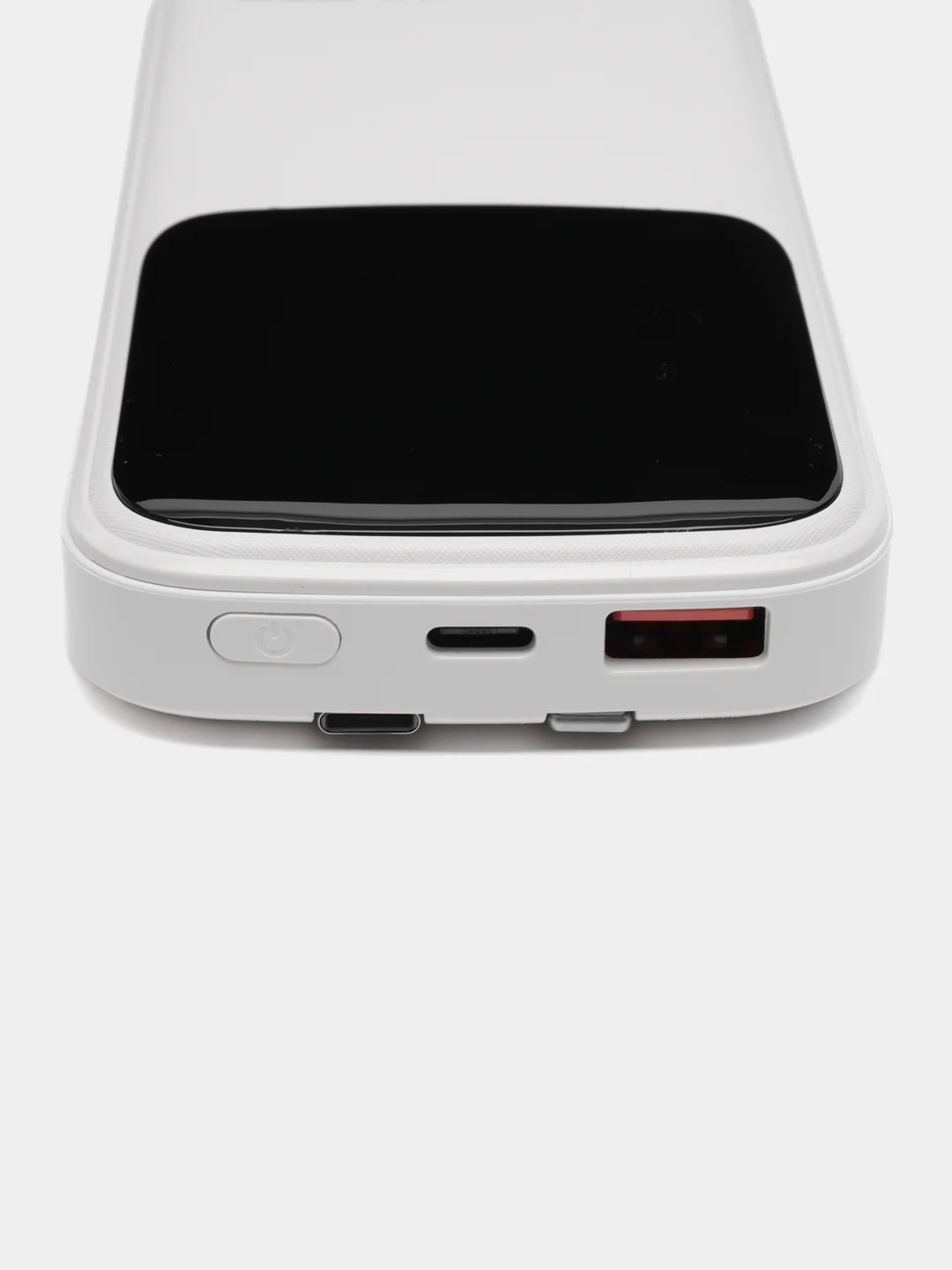 Белый повербанк Быстрая зарядка Quick Charge 3.0А Power bank F6, 10000 mah аккумулятор Demaco