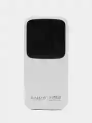Белый повербанк Быстрая зарядка Quick Charge 3.0А Power bank F6, 10000 mah аккумулятор Demaco
